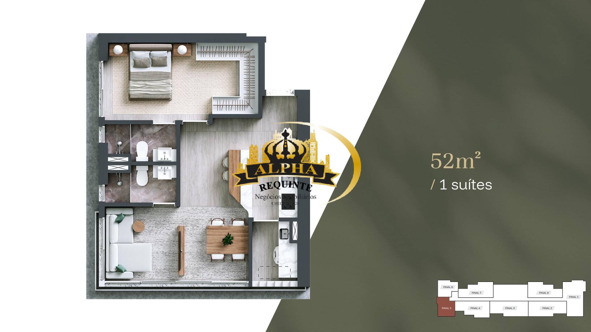 Apartamento, 2 quartos, 52 m² - Foto 8