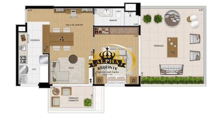 Apartamento, 1 quarto, 52 m² - Foto 26