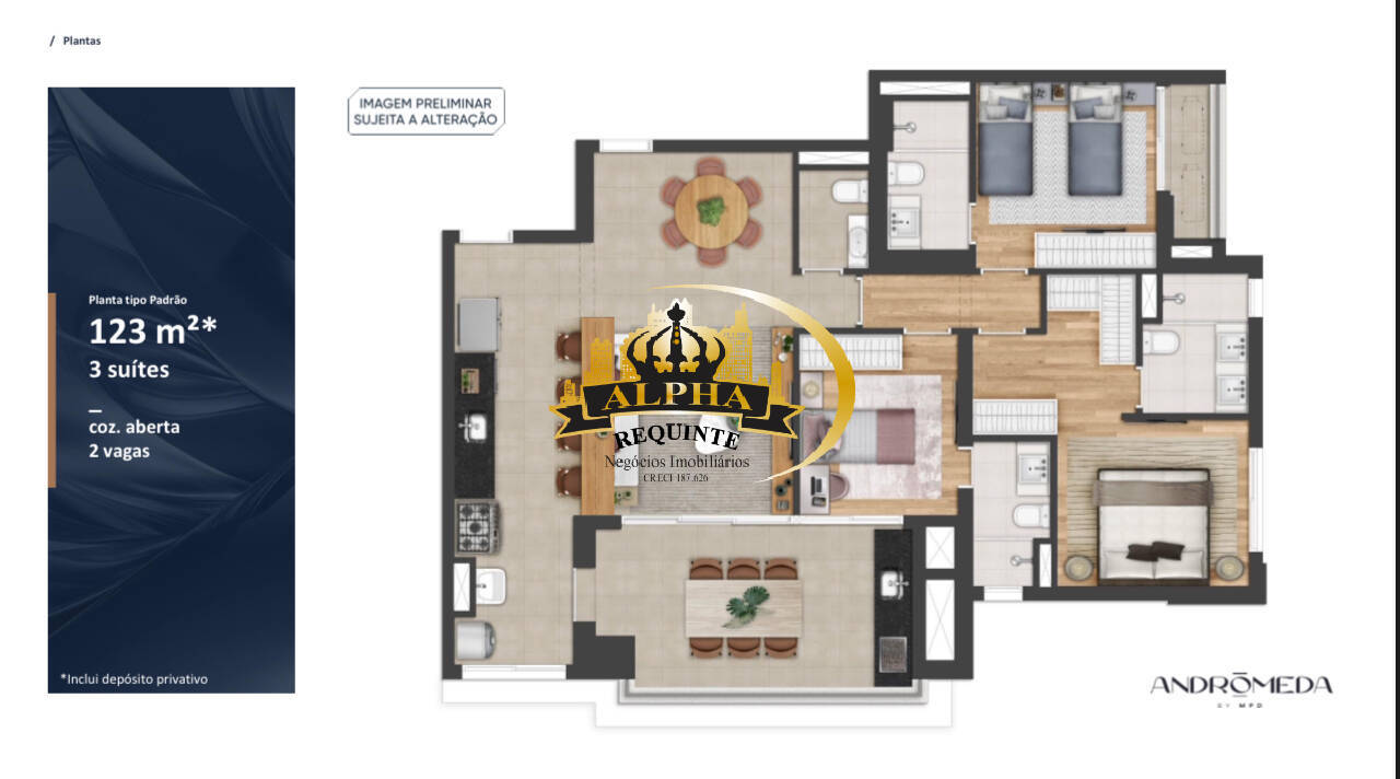 Apartamento, 3 quartos, 123 m² - Foto 4