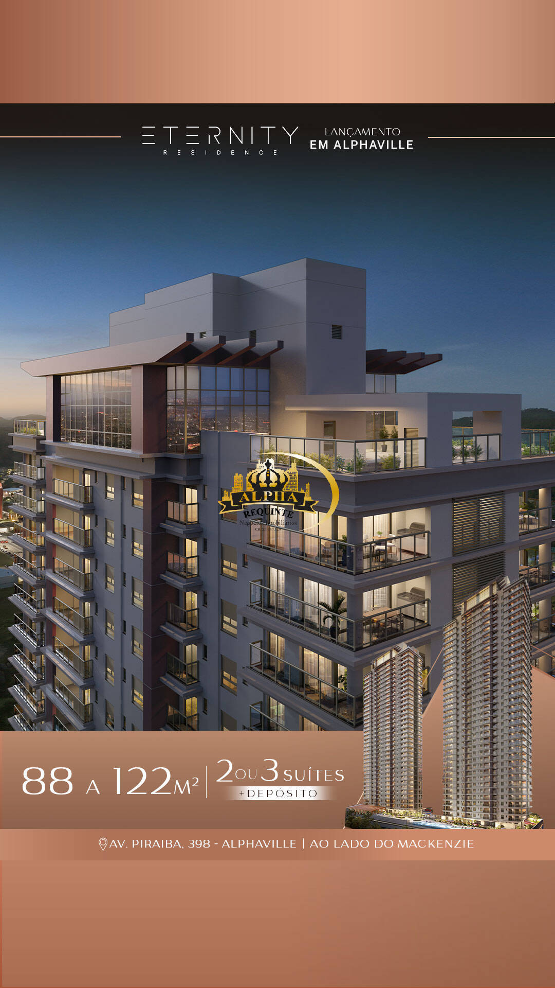 Apartamento, 3 quartos, 122 m² - Foto 1