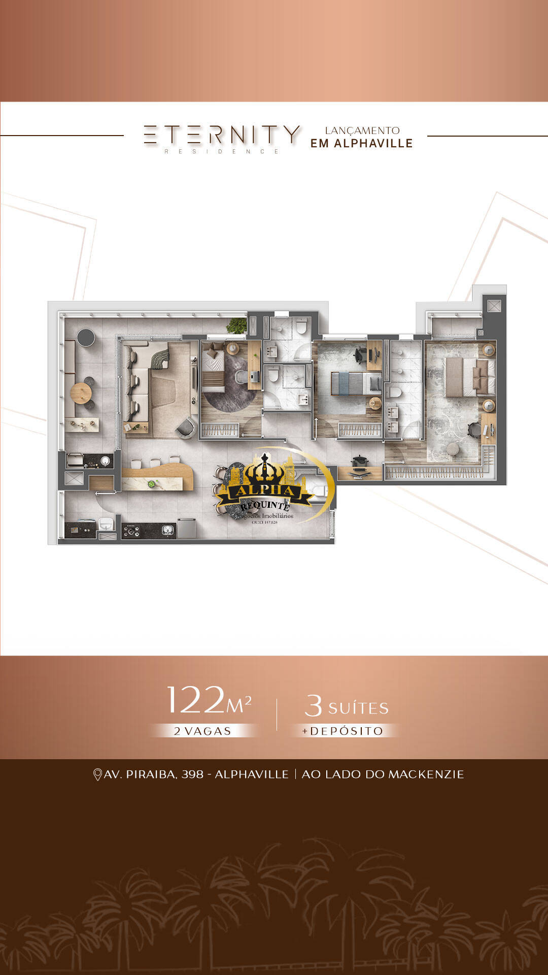 Apartamento, 3 quartos, 122 m² - Foto 54