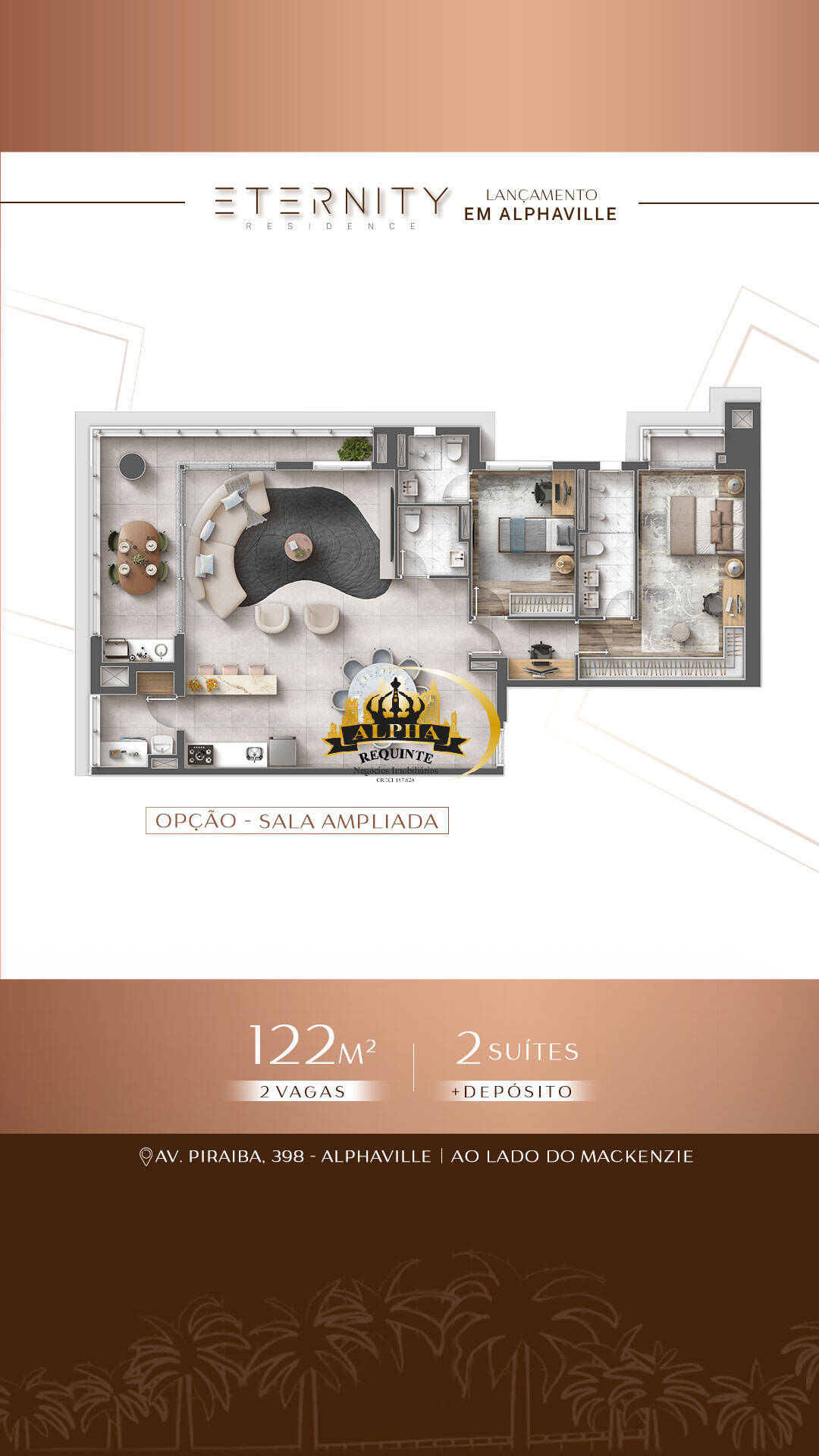 Apartamento, 3 quartos, 122 m² - Foto 55