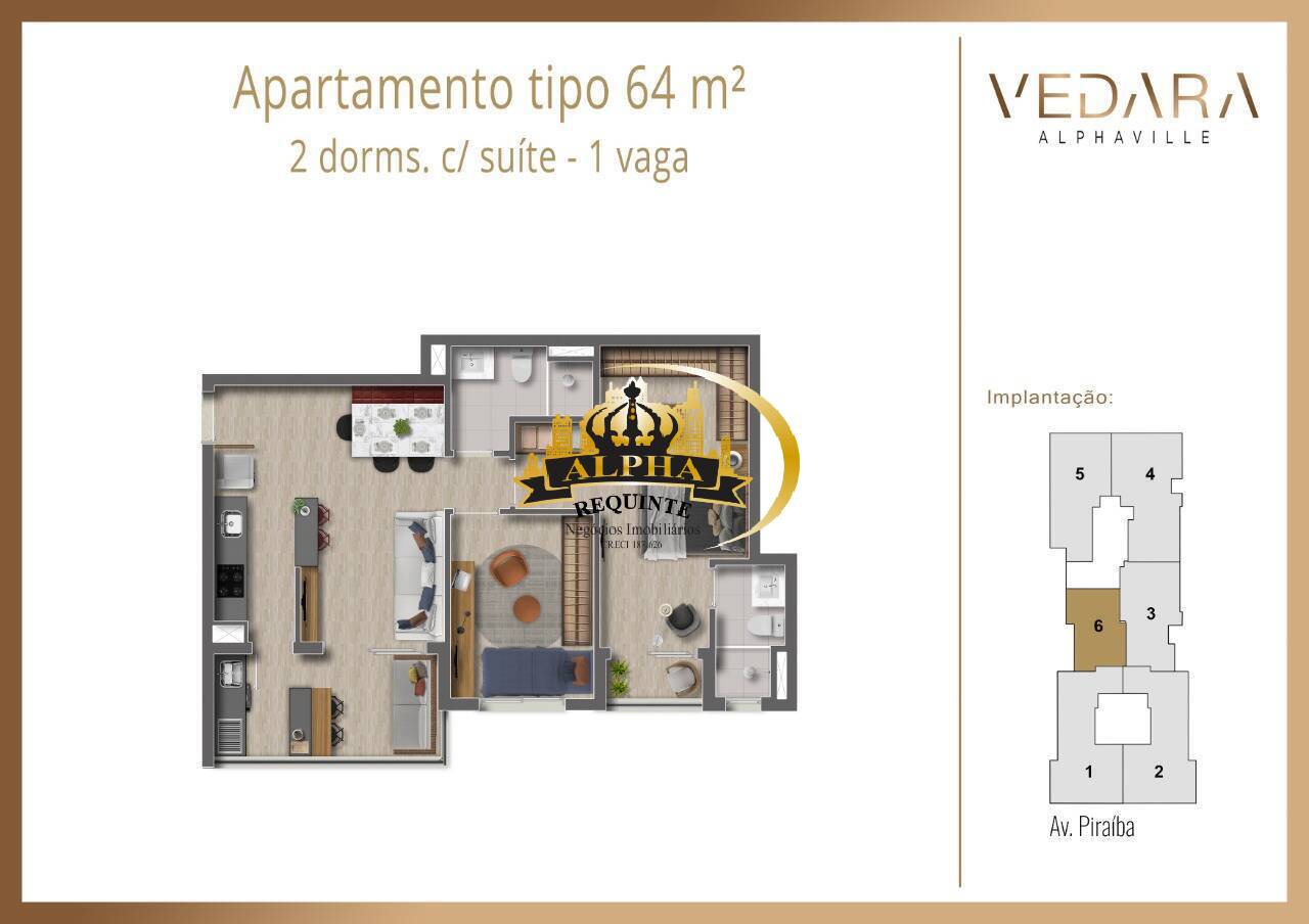 Apartamento, 2 quartos, 64 m² - Foto 9